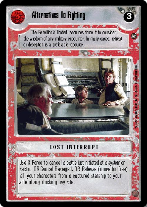 Star Wars CCG | Alternatives To Fighting - A New Hope | The Nerd Merchant