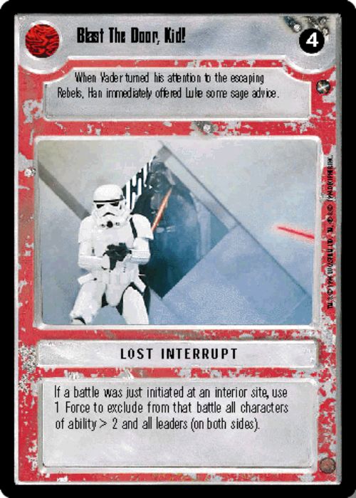 Star Wars CCG | Blast The Door, Kid! - A New Hope | The Nerd Merchant