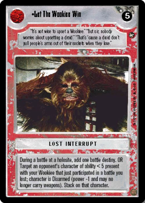 Star Wars CCG | Let The Wookiee Win - A New Hope | The Nerd Merchant