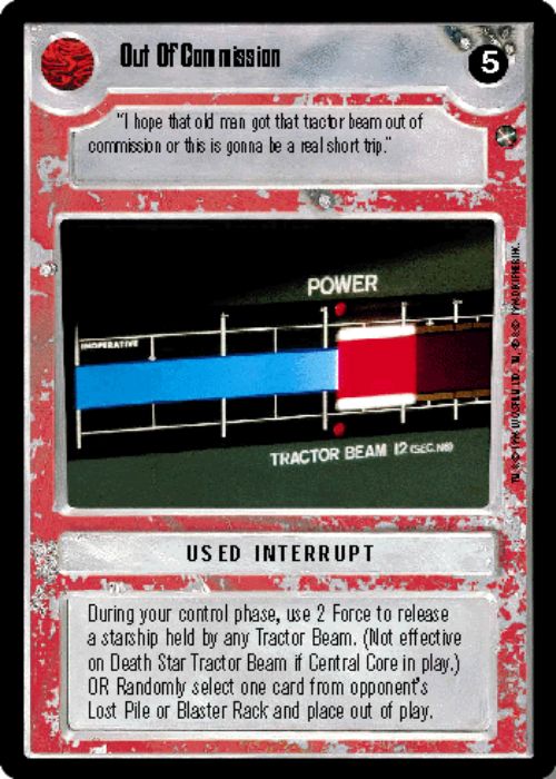Star Wars CCG | Out Of Commission - A New Hope | The Nerd Merchant