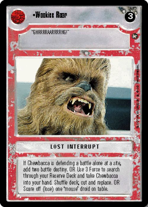 Star Wars CCG | Wookiee Roar - A New Hope | The Nerd Merchant