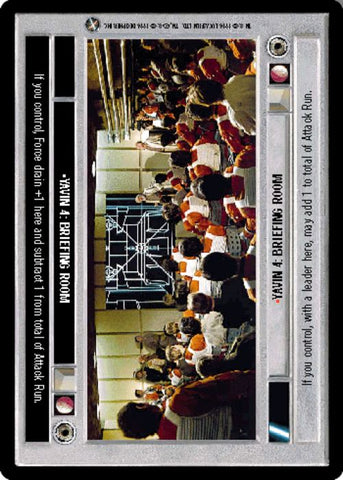 Star Wars CCG | Yavin 4: Briefing Room - A New Hope | The Nerd Merchant