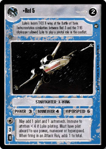 Star Wars CCG | Red 5 - A New Hope | The Nerd Merchant