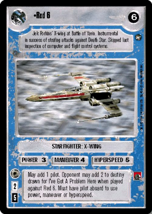 Star Wars CCG | Red 6 - A New Hope | The Nerd Merchant