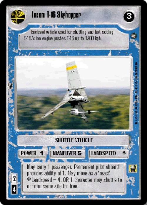 Star Wars CCG | Incom T-16 Skyhopper - A New Hope | The Nerd Merchant
