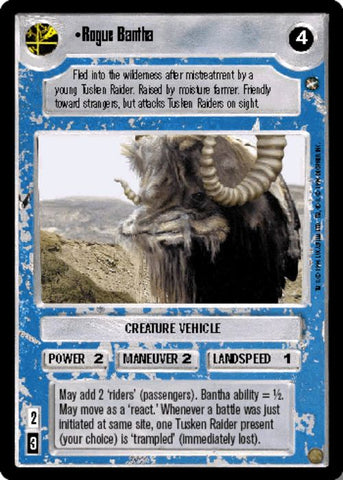 Star Wars CCG | Rogue Bantha - A New Hope | The Nerd Merchant