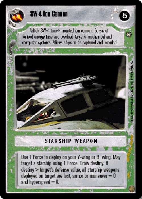 Star Wars CCG | SW-4 Ion Cannon - A New Hope | The Nerd Merchant