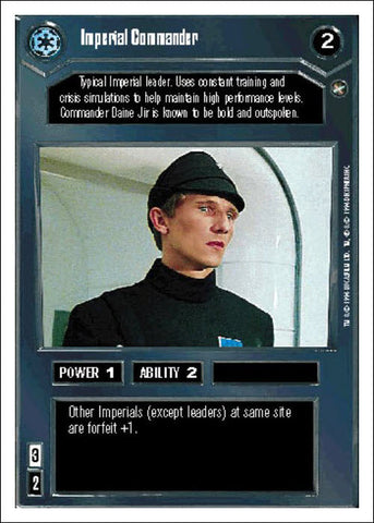 Star Wars CCG | Imperial Commander - A New Hope WB | The Nerd Merchant