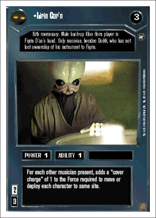 Star Wars CCG | Lirin Car'n - A New Hope WB | The Nerd Merchant