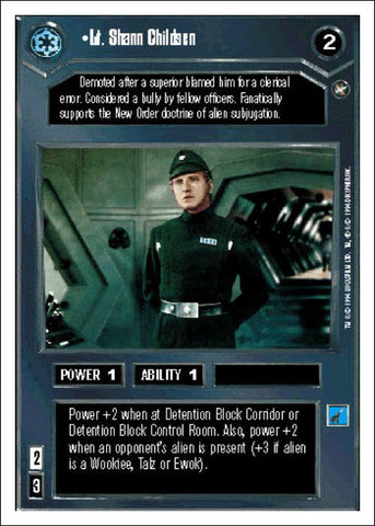 Star Wars CCG | Lt. Shann Childsen - A New Hope WB | The Nerd Merchant