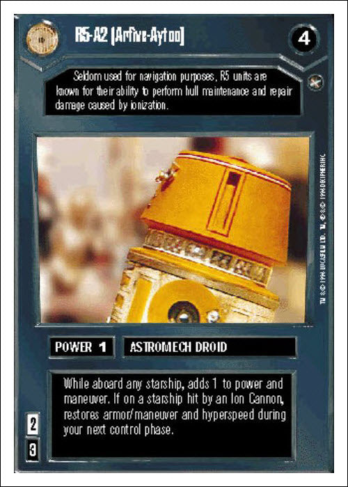 Star Wars CCG | R5-A2 (Arfive-Aytoo) - A New Hope WB | The Nerd Merchant