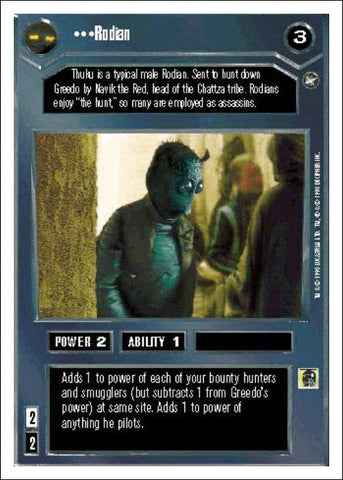 Star Wars CCG | Rodian - A New Hope WB | The Nerd Merchant