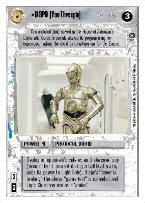 Star Wars CCG | U-3PO (Yoo-Threepio) - A New Hope WB | The Nerd Merchant