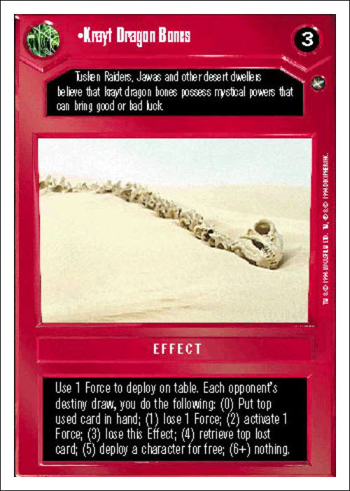 Star Wars CCG | Krayt Dragon Bones - A New Hope WB | The Nerd Merchant