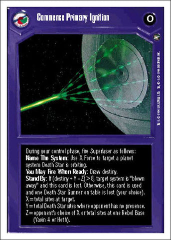 Star Wars CCG | Commence Primary Ignition - A New Hope WB | The Nerd Merchant