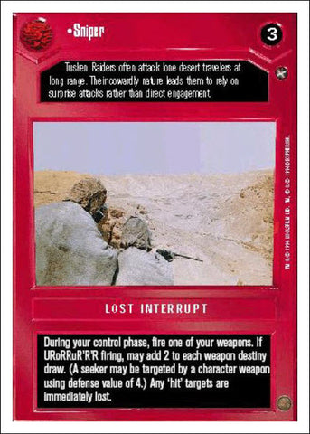 Star Wars CCG | Sniper - A New Hope WB | The Nerd Merchant