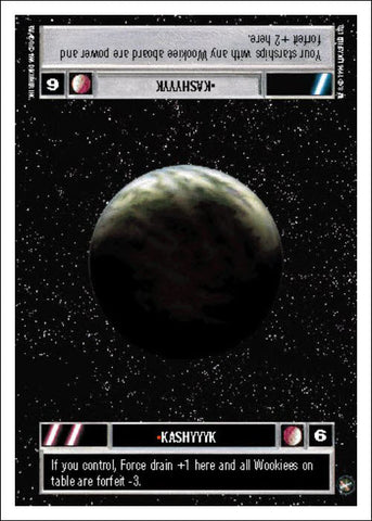 Star Wars CCG | Kashyyyk [Dark] - A New Hope WB | The Nerd Merchant