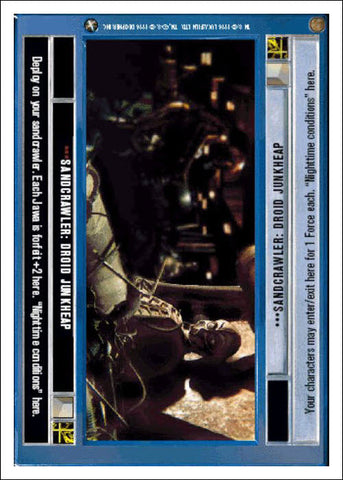 Star Wars CCG | Sandcrawler: Droid Junkheap - A New Hope WB | The Nerd Merchant