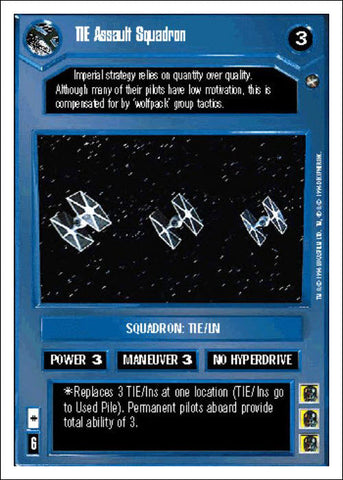 Star Wars CCG | TIE Assault Squadron - A New Hope WB | The Nerd Merchant