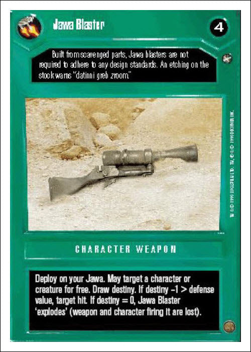 Star Wars CCG | Jawa Blaster - A New Hope WB | The Nerd Merchant