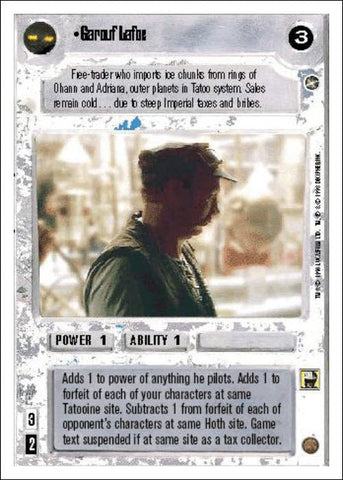 Star Wars CCG | Garouf Lafoe - A New Hope WB | The Nerd Merchant