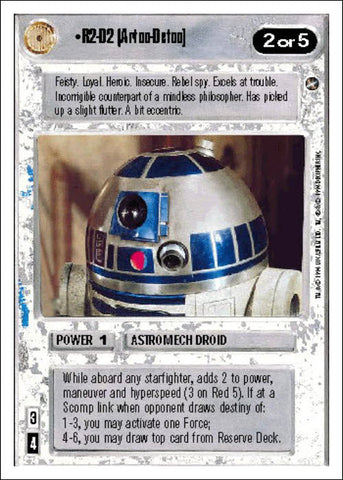 Star Wars CCG | R2-D2 (Artoo-Detoo) - A New Hope WB | The Nerd Merchant