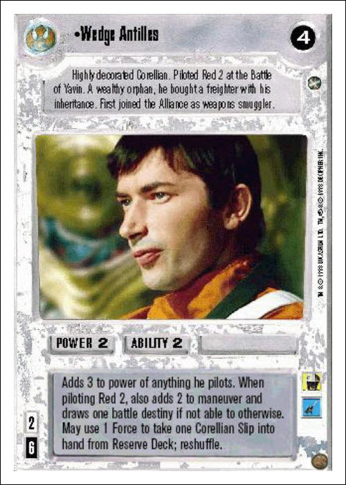 Star Wars CCG | Wedge Antilles - A New Hope WB | The Nerd Merchant