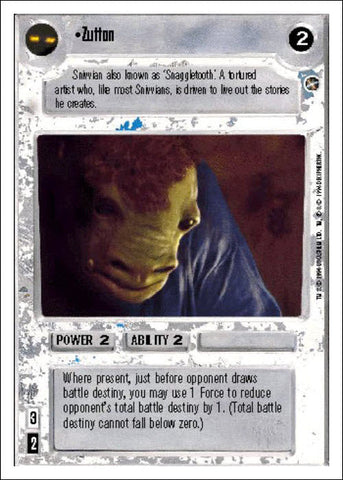 Star Wars CCG | Zutton - A New Hope WB | The Nerd Merchant