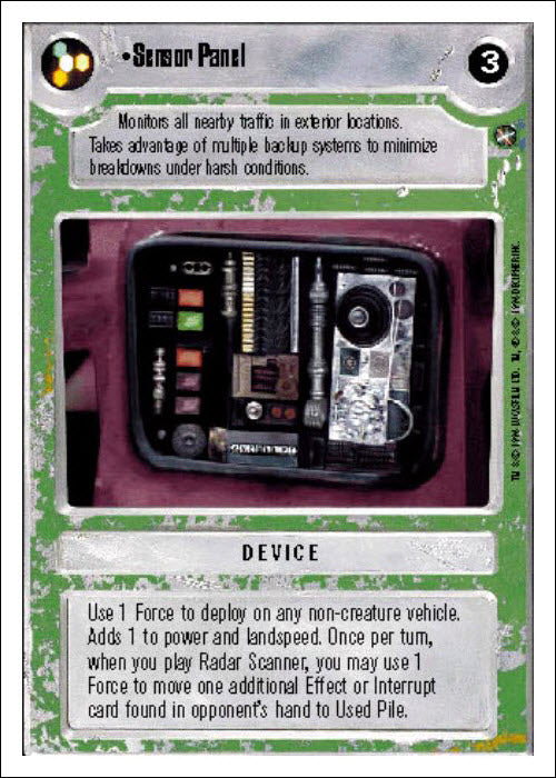 Star Wars CCG | Sensor Panel - A New Hope WB | The Nerd Merchant