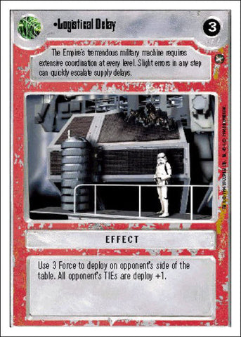 Star Wars CCG | Logistical Delay - A New Hope WB | The Nerd Merchant