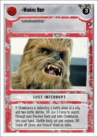 Star Wars CCG | Wookiee Roar - A New Hope WB | The Nerd Merchant