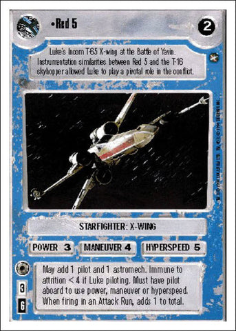 Star Wars CCG | Red 5 - A New Hope WB | The Nerd Merchant