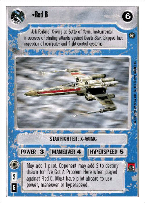 Star Wars CCG | Red 6 - A New Hope WB | The Nerd Merchant