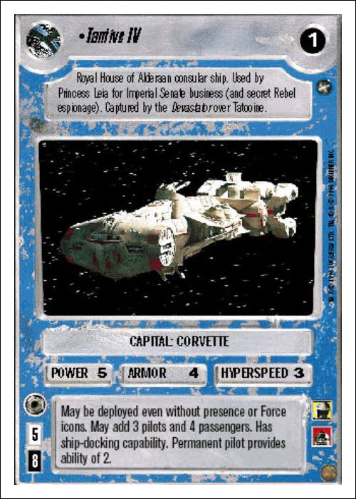 Star Wars CCG | Tantive IV - A New Hope WB | The Nerd Merchant