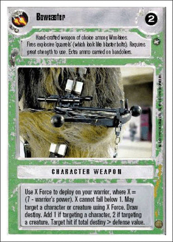 Star Wars CCG | Bowcaster - A New Hope WB | The Nerd Merchant