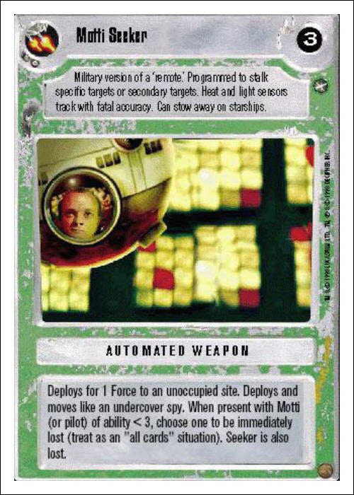 Star Wars CCG | Motti Seeker - A New Hope WB | The Nerd Merchant