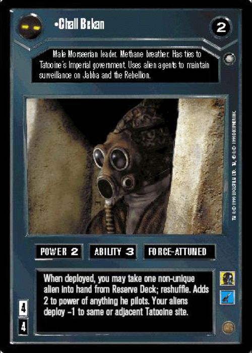 Star Wars CCG | Chall Bekan - Official Tournament Sealed Deck | The Nerd Merchant