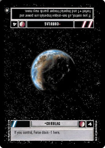 Star Wars CCG | Corulag [Dark] - Official Tournament Sealed Deck | The Nerd Merchant