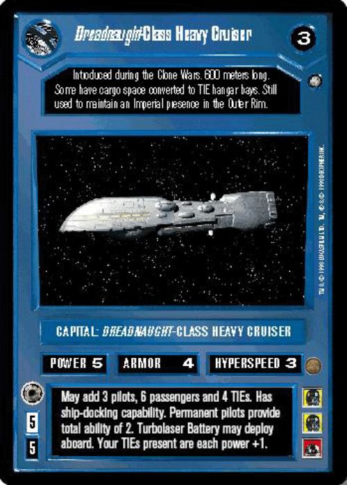 Star Wars CCG | Dreadnaught-Class Heavy Cruiser - Official Tournament Sealed Deck | The Nerd Merchant