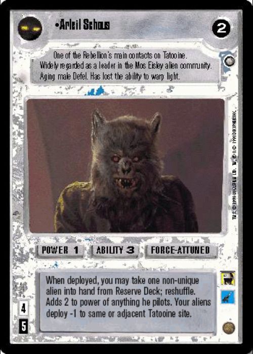 Star Wars CCG | Arleil Schous - Official Tournament Sealed Deck | The Nerd Merchant