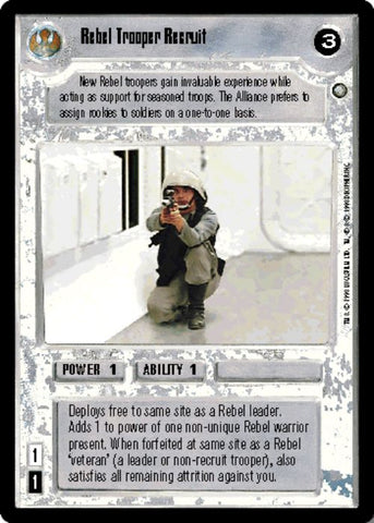 Star Wars CCG | Rebel Trooper Recruit - Official Tournament Sealed Deck | The Nerd Merchant