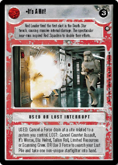 Star Wars CCG | It's A Hit! - Official Tournament Sealed Deck | The Nerd Merchant