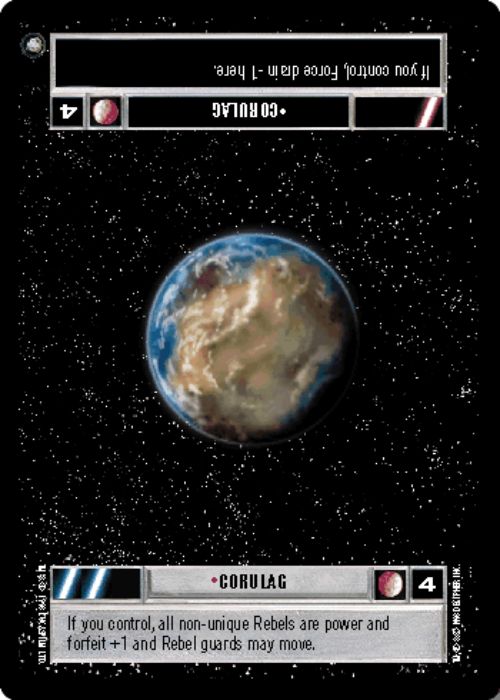 Star Wars CCG | Corulag [Light] - Official Tournament Sealed Deck | The Nerd Merchant