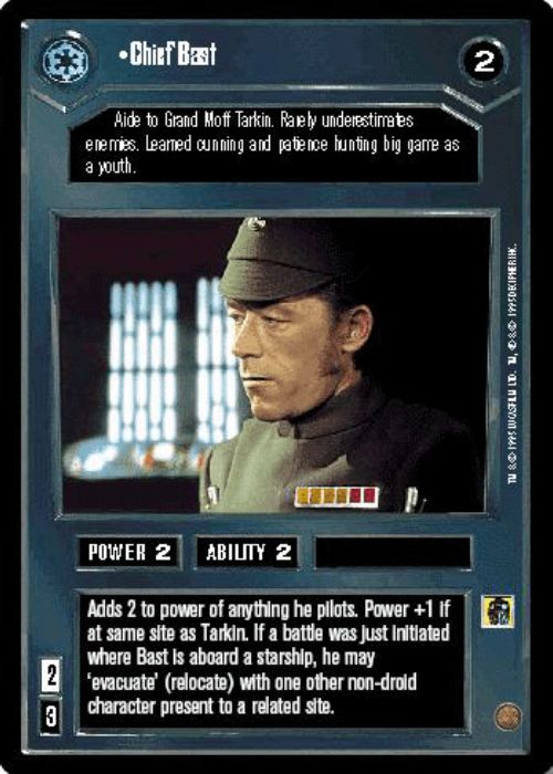Star Wars CCG | Chief Bast - Premiere | The Nerd Merchant