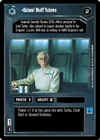 Star Wars CCG | Colonel Wullf Yularen - Premiere | The Nerd Merchant