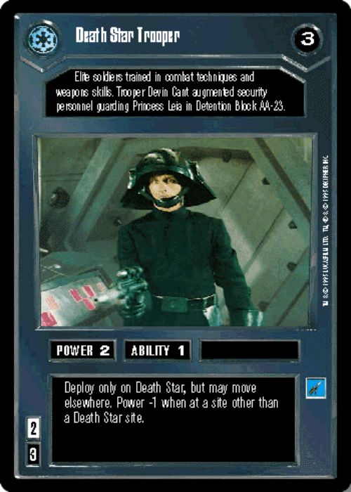Star Wars CCG | Death Star Trooper - Premiere | The Nerd Merchant