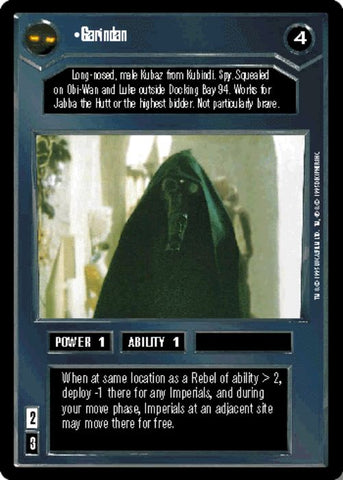 Star Wars CCG | Garindan - Premiere | The Nerd Merchant