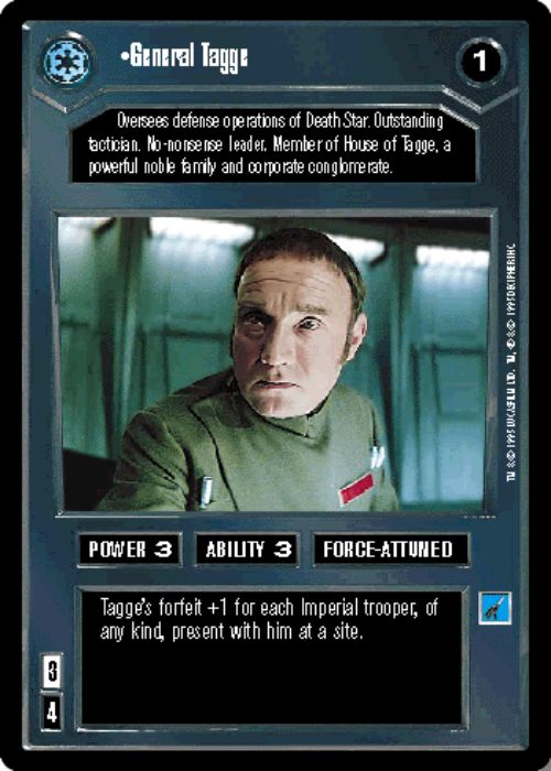 Star Wars CCG | General Tagge - Premiere | The Nerd Merchant