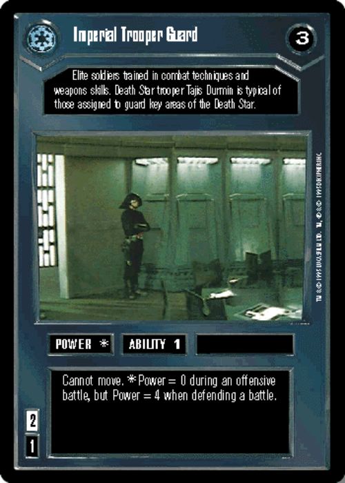 Star Wars CCG | Imperial Trooper Guard - Premiere | The Nerd Merchant