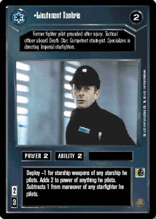 Star Wars CCG | Lieutenant Tanbris - Premiere | The Nerd Merchant